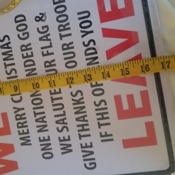 Metal Politically Incorrect  sign new in plastic. - Picture 4 of 5